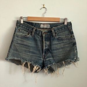 Cut off High waisted shorts